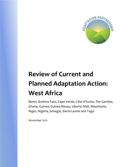 Review of Current and Planned Adaptation Action: West Africa
