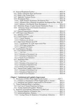 MA6-45 6.4.1 Quality of Brackish Water