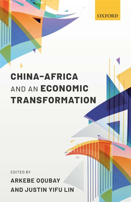 China–Africa and an Economic Transformation OUP CORRECTED PROOF – FINAL, 1/4/2019, Spi