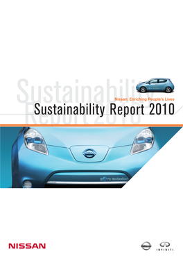 Sustainability Report 2010 Contents