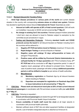 NCOC) ISLAMABAD Fax 051-9224720