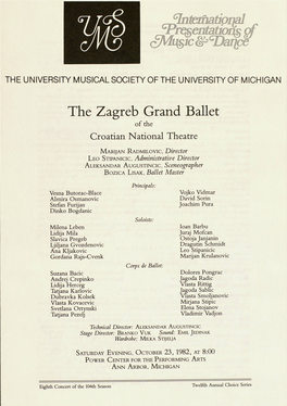 The Zagreb Grand Ballet