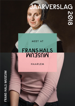 JAARVERSLAG 2018 Cover Frans Hals, Portret Van Een Dame Met Handschoenen, C