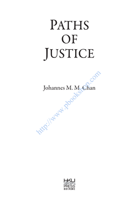 Paths of Justice