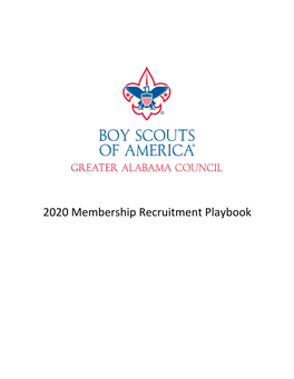 2020 Membership Recruitment Playbook