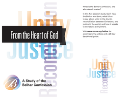 A Study of the Belhar Confession Contents