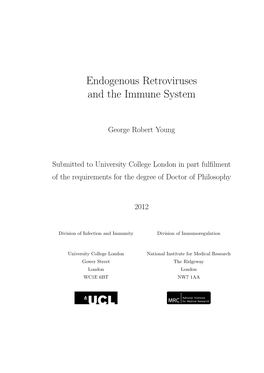 Endogenous Retroviruses and the Immune System