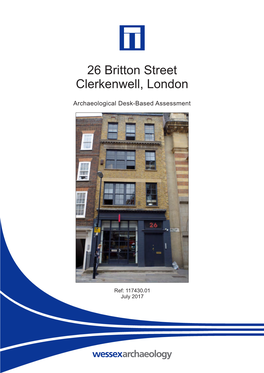 26 Britton Street Clerkenwell, London