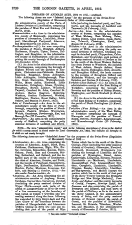 2720 the London Gazette, 16 April, 1912