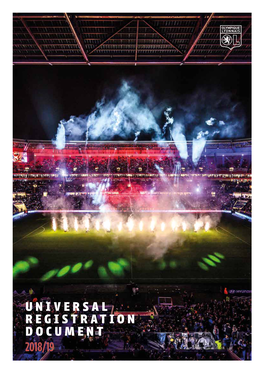 Universal Registration Document 2018/19 Olympique Lyonnais 2018/19