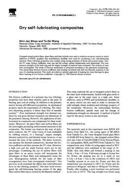 Dry Self-Lubricating Composites