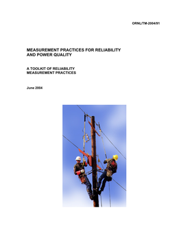 Reliability and Power Quality