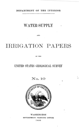 Irrigation Papers