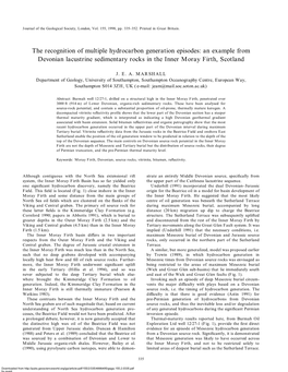 An Example from Devonian Lacustrine Sedimentary Rocks in the Inner Moray Firth, Scotland