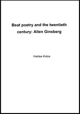 Allen Ginsberg