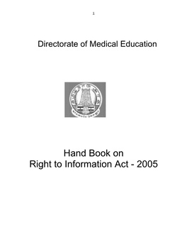 Directorate of Medical Education