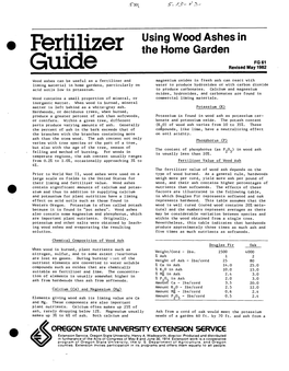 Fertilizer Guide