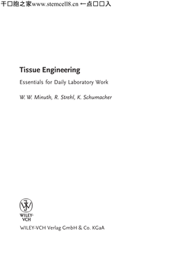 Tissue Engineering: from Cell Biology to Artificial Organs