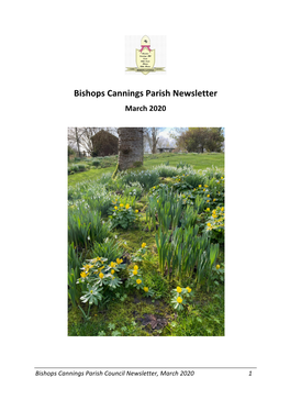 Bishops Cannings Parish Newsletter March 2020