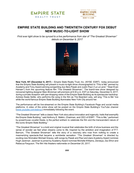 Empire State Building and Twentieth Century Fox