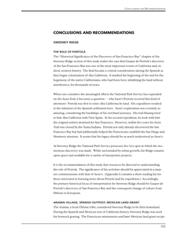 Conclusions and Recommendations