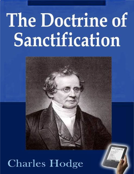 The Doctrine of Sanctification