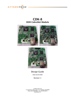 OEM Cobranet Module Design Guide