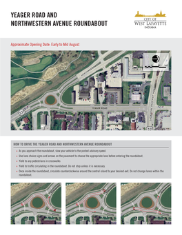 Yeager Road Roundabout Safety Benefits Signs Specific to Double-Lane Roundabouts