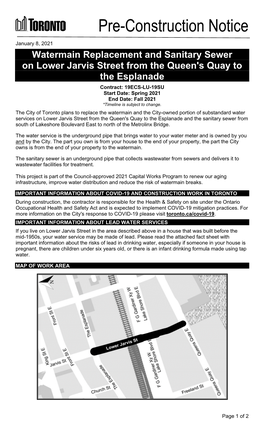 Pre-Construction Notice