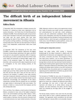 Global Labour Column