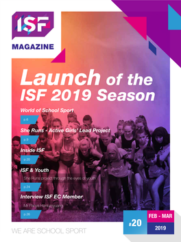 ISF 2019 Season World of School Sport