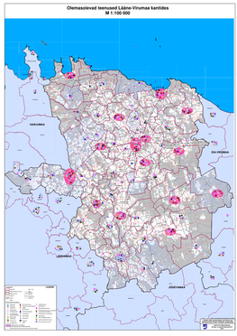 Olemasolevad Teenused Lääne-Virumaa Kantides M 1:100 000