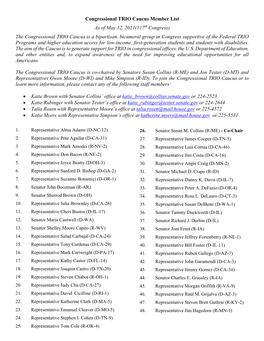 Caucus Member List