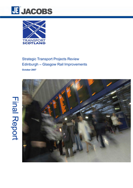 Final Report Transport Scotland Strategic Transport Projects Review