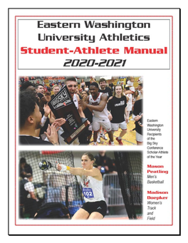 Eastern Washington University Student-Athlete Manual Table of Contents