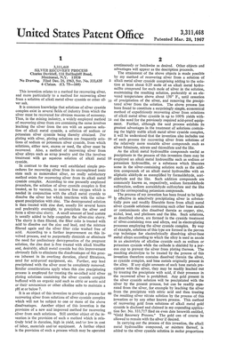 United States Patent Office Patented Mar