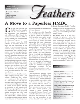 A Move to a Paperless HMBC