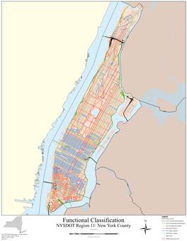 NYSDOT Region 11: New York County 04/14 Principal Arterial Other 06/16 Minor Arterial Regional Scale Bar 07/17 Major Collector