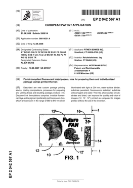 Postal-Compliant Fluorescent Inkjet Papers, Inks for Preparing Them And