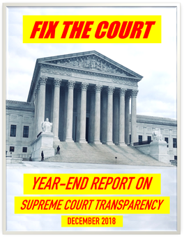 Year-End Report Onni Supreme Court Transparency O December 201811