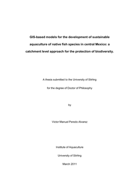 GIS-Based Models for the Development of Sustainable