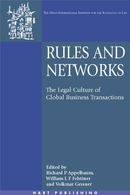 Lex Mercatoria), International Law ﬁrms, and Personal Networks As Well As High- Lighting the Continuing Relevance of National Law