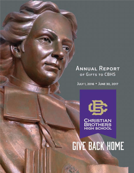 Give Back Home Christian Brothers High School