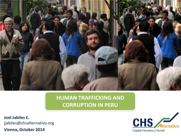 Human Trafficking and Corruption in Peru