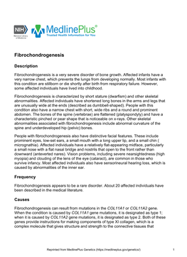 Fibrochondrogenesis