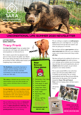 Unconditional Life: Summer 2020 Newsletter