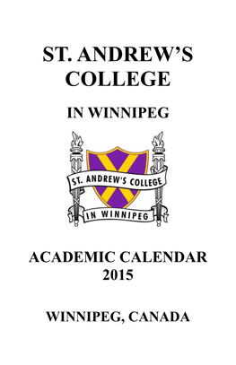 St. Andrew's College in Winnipeg