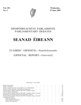 Seanad E´Ireann