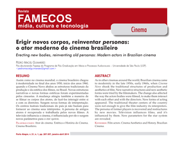 FAMECOS Mídia, Cultura E Tecnologia Cinema