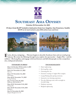 Southeast Asia Odyssey